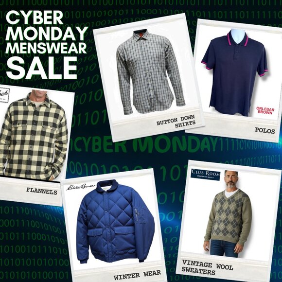 🔖CYBER MONDAY MENSWEAR SALE - Picture 1 of 3